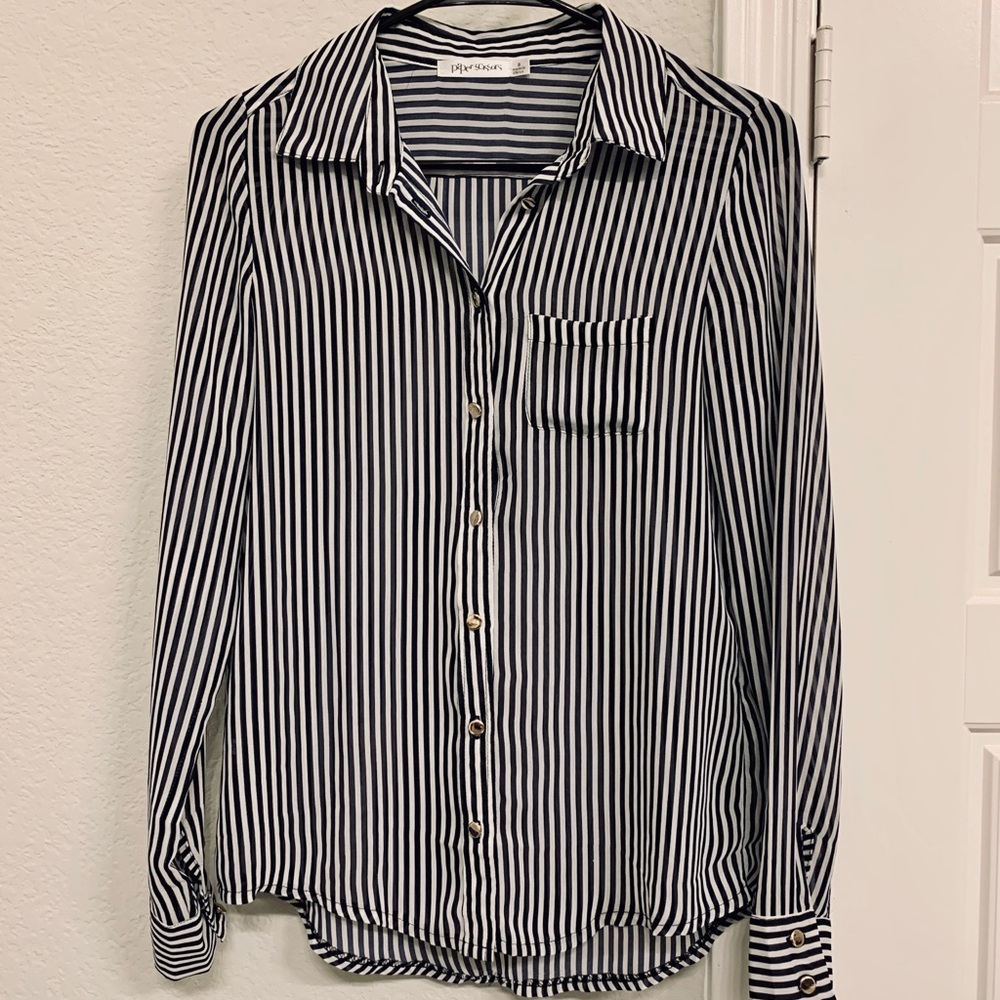 Paper Scissors button up blouse